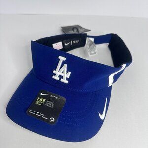 Nike Blue LA Dodgers Dri-Fit Aerobill Visor Baseball MLB Golf Tennis NWT Unisex